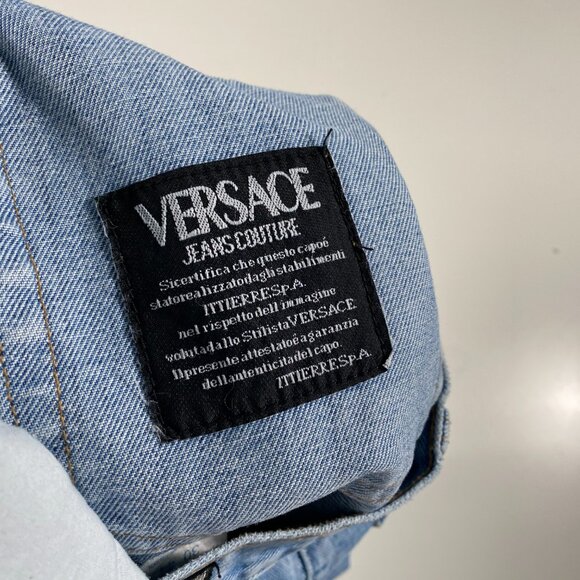 Versace Jeans Couture Slim Straight Light Wash Jeans mens size 29x31.5 - Picture 7 of 11